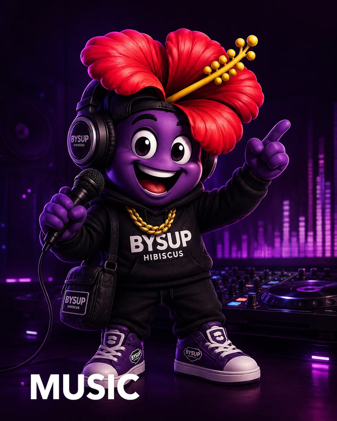 Mascotte BYSUP — univers Music