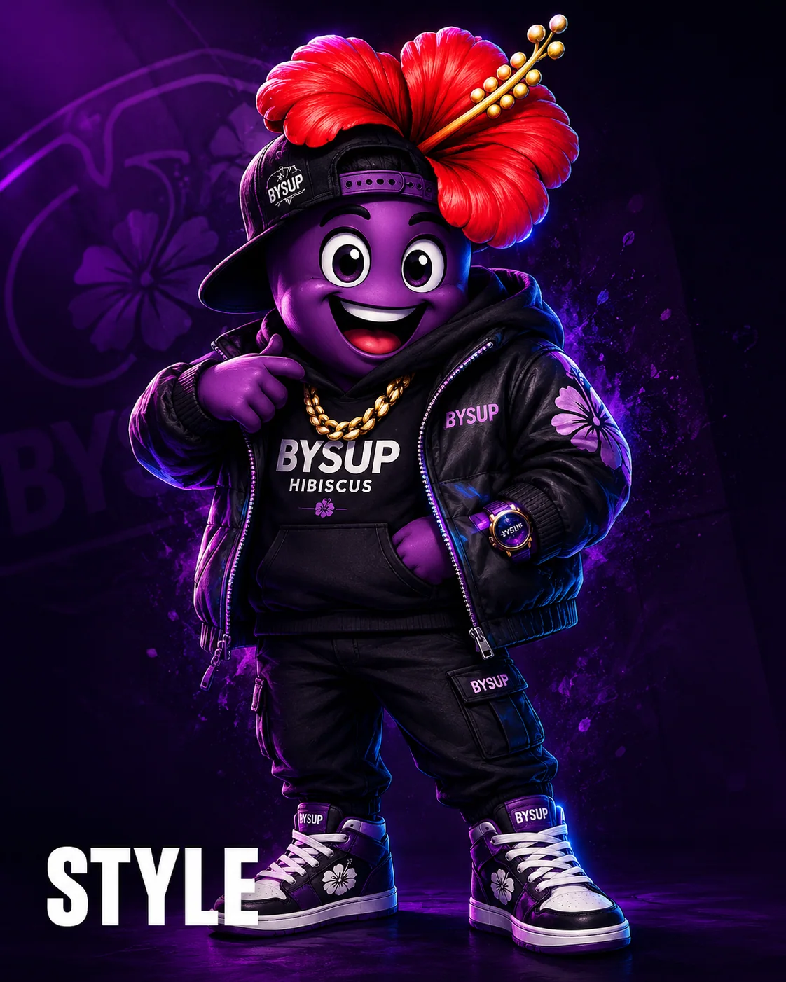 Mascotte BYSUP — univers Style