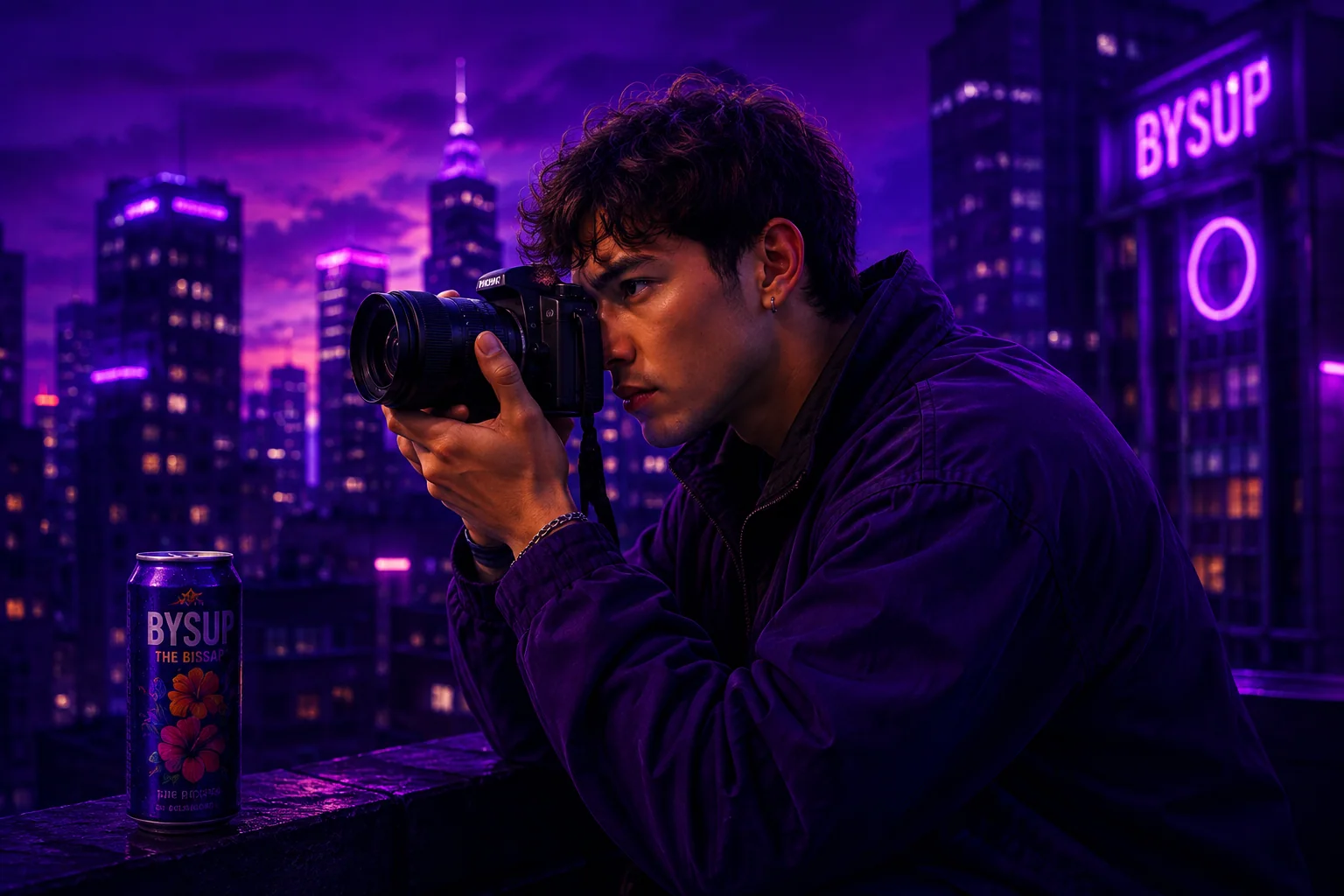 Portrait créatif — photographe en ville